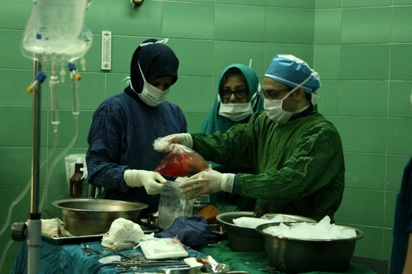 انجام دومین انتقال هوایی عضو پیوندی در گیلان