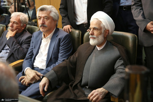 مراسم چهلمین روز درگذشت آیت الله بجنوردی در دائره المعارف بزرگ اسلامی - 3