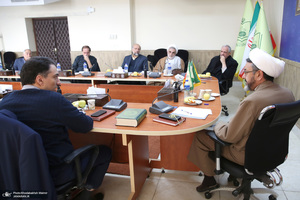 جلسه شورای فرهنگی با حضور رئیس موسسه تنظیم ونشر آثار امام خمینی (س)