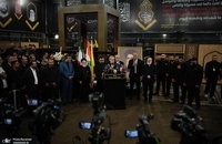 حضور علی لاریجانی بر مزار شهید سید حسن نصرالله (5)