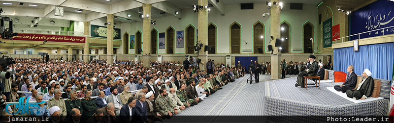 دیدار مسئولان، قشرهای مختلف مردم و سفرای کشورهای اسلامی با رهبر معظم انقلاب