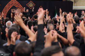 آخرین شب مراسم عزاداری محرم در حسینیه امام خمینی