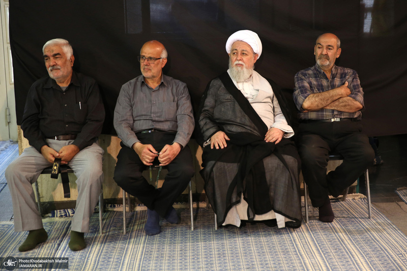 مراسم عزاداری هیئت «حسین جانم» در حسینیه جماران