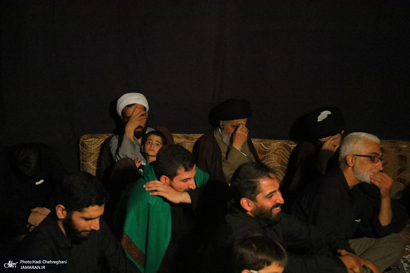 مراسم عزاداری دهه اول ماه صفر در بیت آیت الله شاه آبادی در قم‎