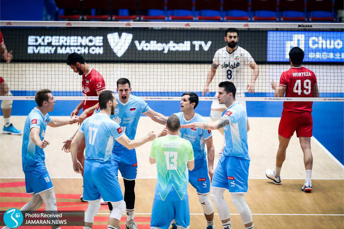 آمار دیدار ایران و اسلوونی در لیگ ملت های والیبال| 10 امتیاز مستقیم سرویس از دستان شاگردان عطایی!