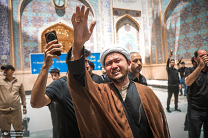 تشییع پیکر مطهر رهبر شهید در نجف اشرف