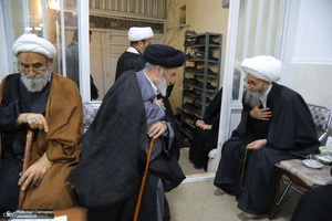 عزاداری شهادت حضرت فاطمه (س) در بیت آیت الله دوستی زنجانی‎