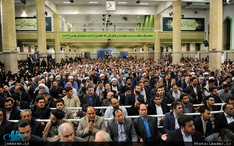 دیدار هزاران نفر از فرهنگیان سراسر کشور و مسئولان وزارت آموزش و پرورش