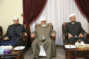 دیدارجمعی از علمای اهل سنت کشور سوریه با سید حسن خمینی