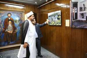 بازدید جمعی از علما کشور عراق از بیت امام خمینی (س)