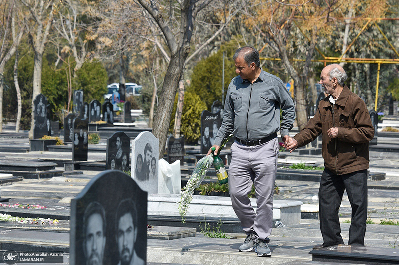 آخرین پنجشنبه سال در بهشت زهرا (س) تهران