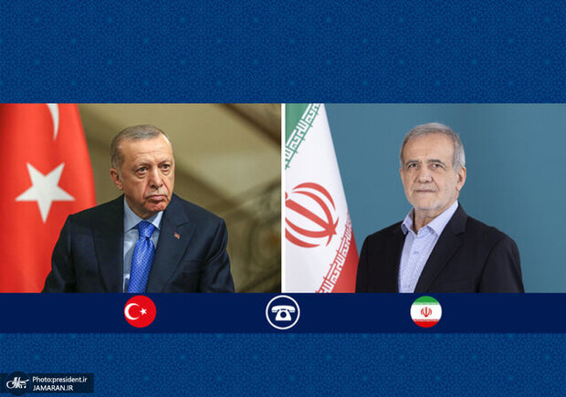 اردوغان در گفت و گو با پزشکیان از آمادگی آنکارا برای میانجیگری بین آمریکا و ایران خبر داد