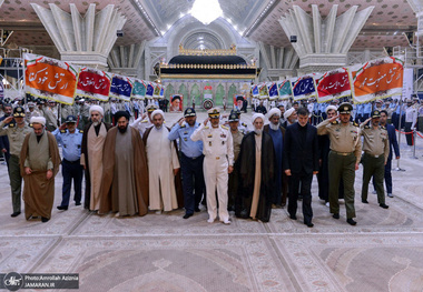  تجدید میثاق فرماندهان و کارکنان سازمان عقیدتی سیاسی آجا با آرمان‌های حضرت امام(س)