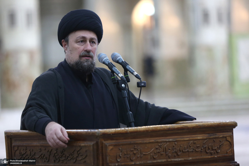 دیدار امدادگران هلال احمر با سید حسن خمینی