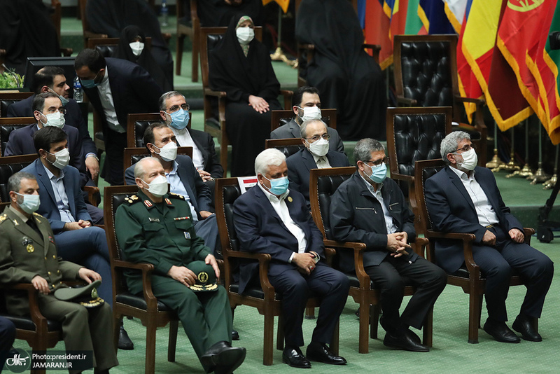 مراسم تحلیف حجت الاسلام و المسلمین رئیسی در مجلس شورای اسلامی