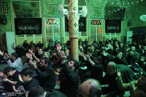 احیای شب بیست و سوم ماه مبارک رمضان در تکیه حاج سید حسن قم