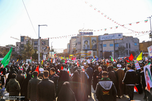 راهپیمایی باشکوه 22 بهمن در قم