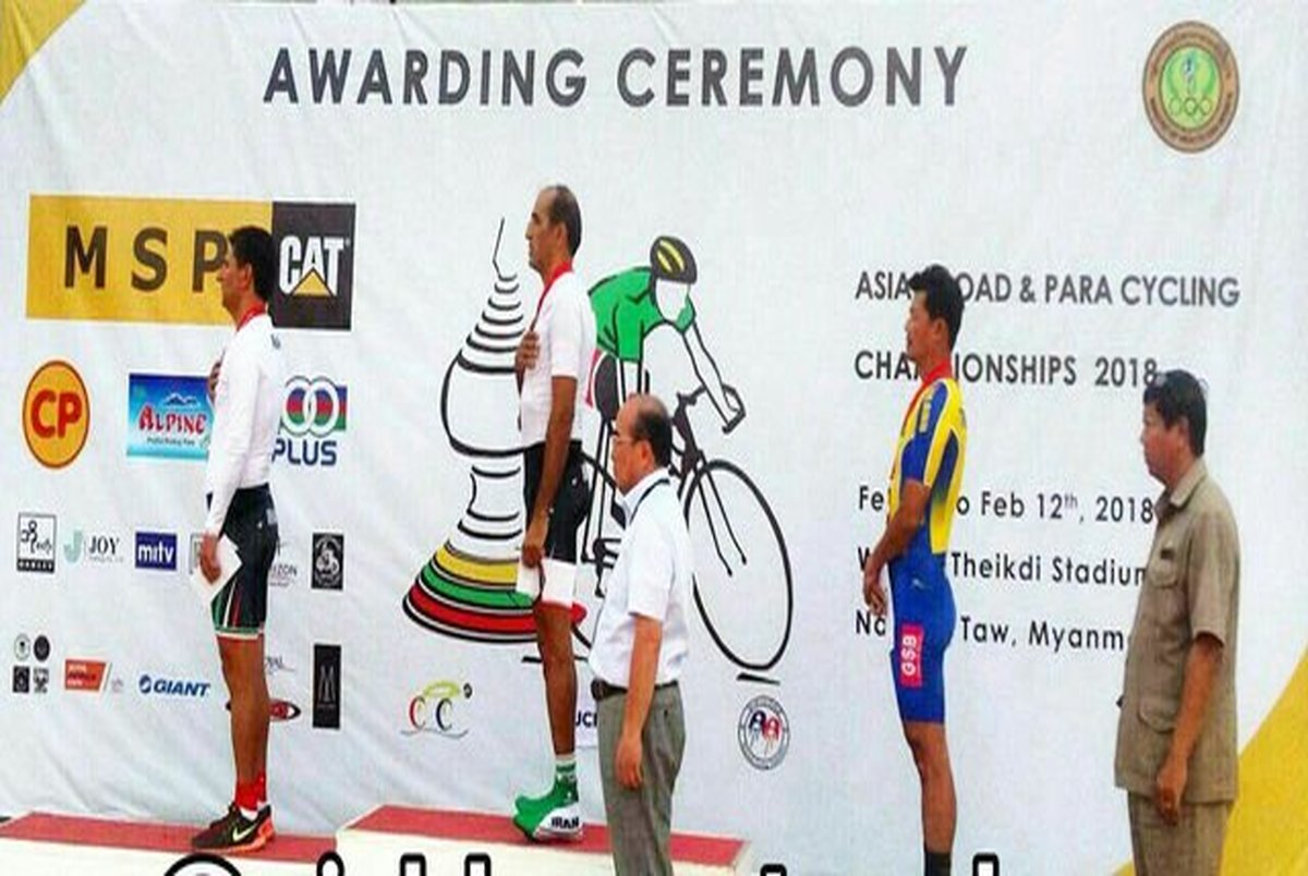 3 مدال پیشکسوتان دوچرخه سواری ایران در قهرمانی آسیا