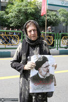 تشییع باشکوه پیکر رئیس جمهوری و یارانش در تهران- 6