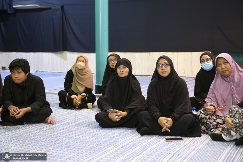 بازدید جمعی از زائرین ابا عبدالله الحسین از کشور اندونزی از جماران