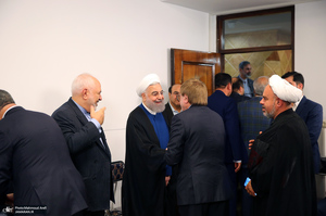 دیدار نوروزی سیاسیون با حسن روحانی