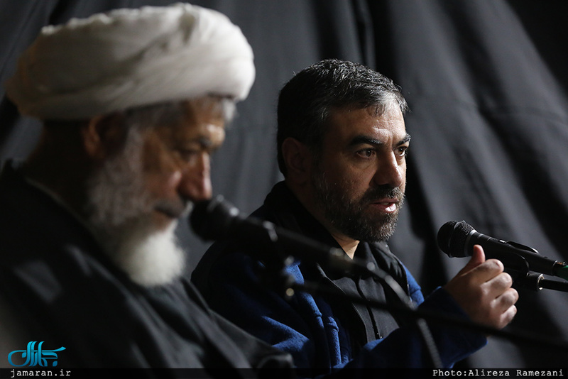 مراسم عزاداری شب بیست و هشتم صفر در محضر استاد امجد