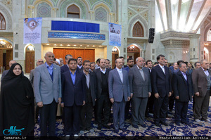 تجدید میثاق وزیر، معاونان وزارت نیرو با آرمان‌های امام خمینی(س) 