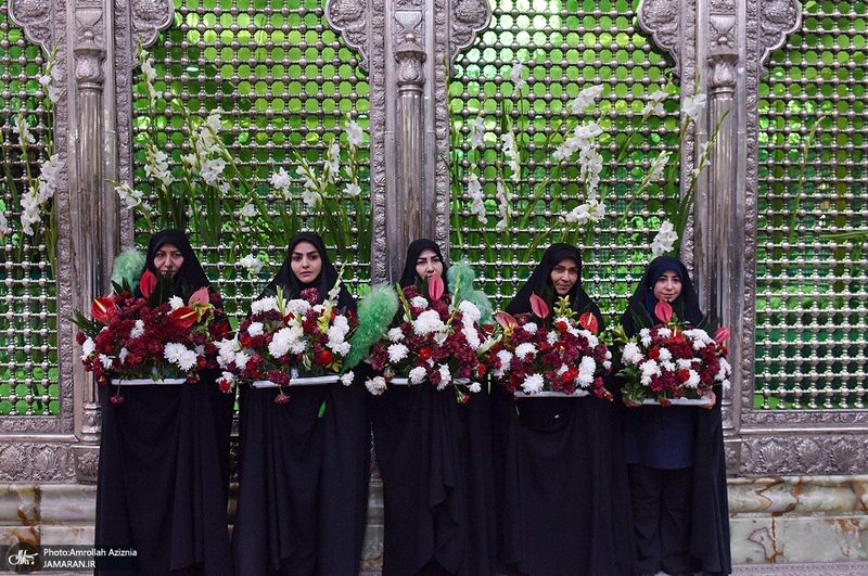 مراسم گل افشانی حرم مطهر امام خمینی (س)