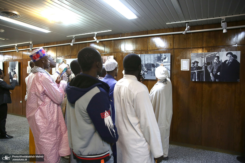 بازدید جمعی از طلاب کشورهای آفریقایی از جماران‎‎
