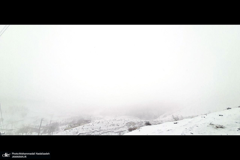 برف و مه در تهران - 21 دیماه 1401