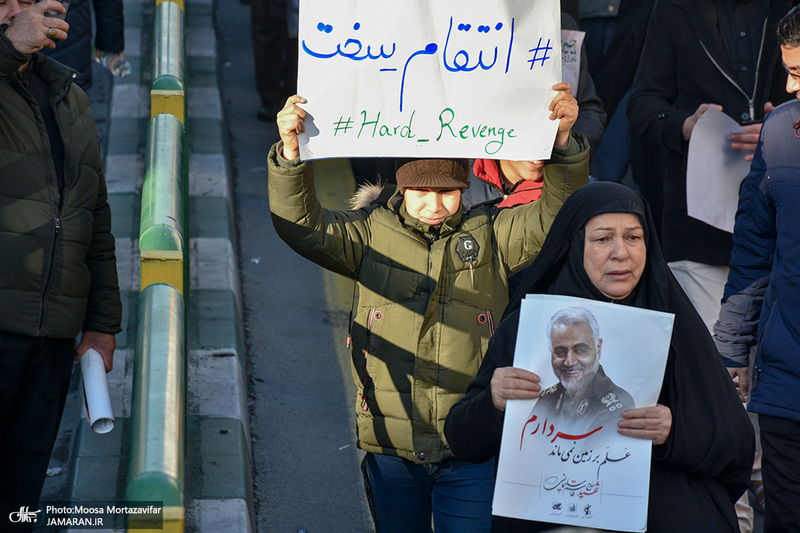 حضور میلیون ها تهرانی در تشییع پیکر مطهر سردار قاسم سلیمانی - 6 