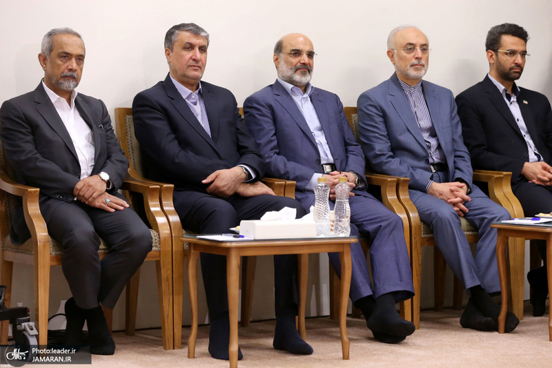 دیدار رئیس‌جمهور و اعضای هیئت دولت با رهبر معظم انقلاب