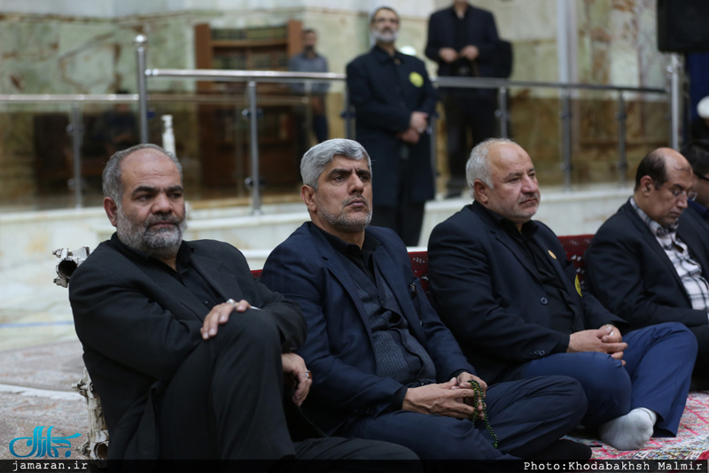 مراسم عزاداری شب شهادت حضرت زهرا(س) در حرم امام خمینی (س)