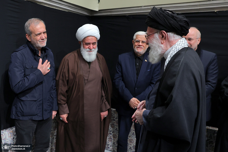 مراسم عزاداری شام شهادت حضرت زهرا(س) در حسینیه امام خمینی