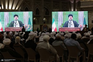 تجدید میثاق مهمانان سی و نهمین اجلاس وحدت اسلامی با آرمان‌های امام خمینی(س) -2