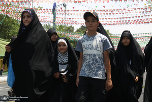 مراسم راهپیمایی اعتراضی به وقایع اخیر شهادت فرمانده هان و دانشمندان هسته ای