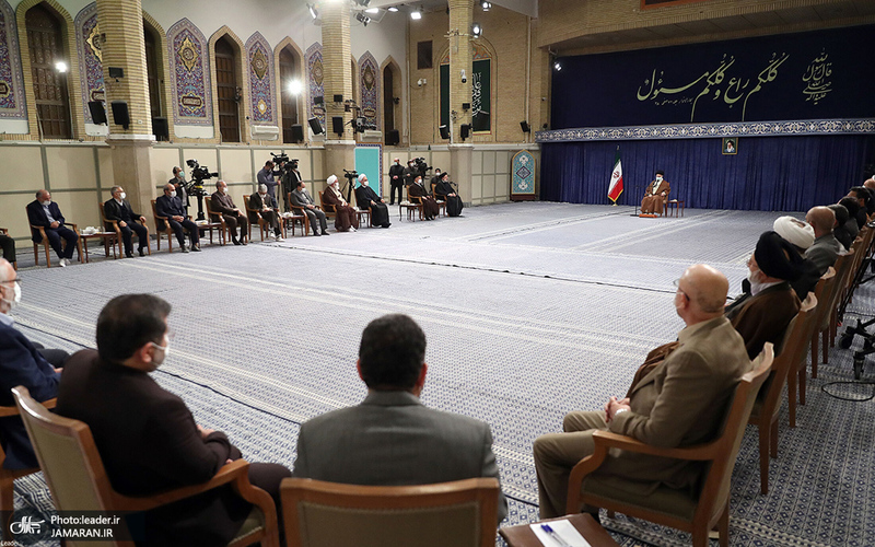 دیدار رئیس و اعضای شورای عالی انقلاب فرهنگی با رهبر معظم انقلاب