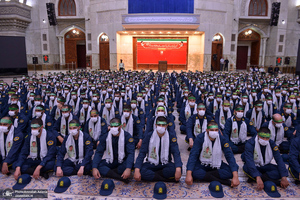 تجدید میثاق دانشجویان و فرماندهان دانشگاه افسری و تربیت پلیس امام حسن مجتبی‎‎ (ع) با آرمان حضرت امام خمینی (س)