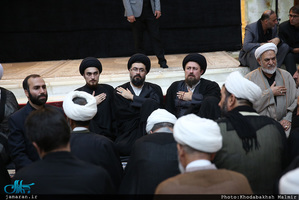 مراسم عزاداری شب تاسوعای حسینی در حرم مطهر امام خمینی (س)