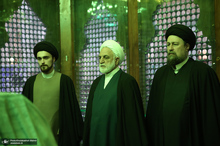 تجدید میثاق رئیس قوه قضاییه و مسئولان عالی قضایی با آرمان‌های حضرت امام (س)