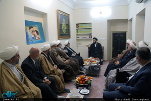 دیدار معاون محترم تبلیغ و امور فرهنگی حوزه علمیه با سید علی خمینی