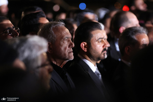استقبال رسمی از پیکر مطهر رهبر شهید در عراق