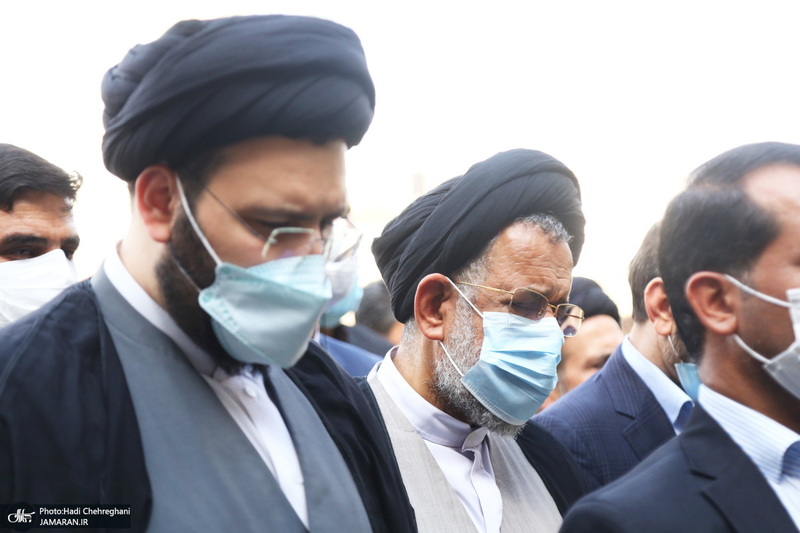 مراسم تشییع حجت الاسلام و المسلمین سید محمد جواد حسینی کاشانی(ره)