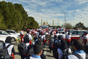 آئین آغاز طرح ملی خدمات نوروزی جمعیت هلال احمر در جوار حرم مطهر امام خمینی (س)