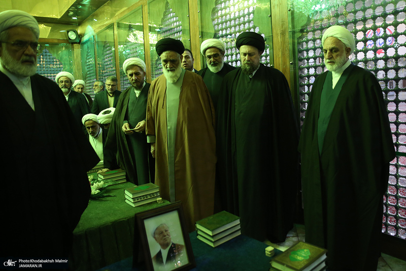 تجدید میثاق رئیس قوه قضاییه و مسئولان عالی قضایی با آرمان‌های حضرت امام (س)