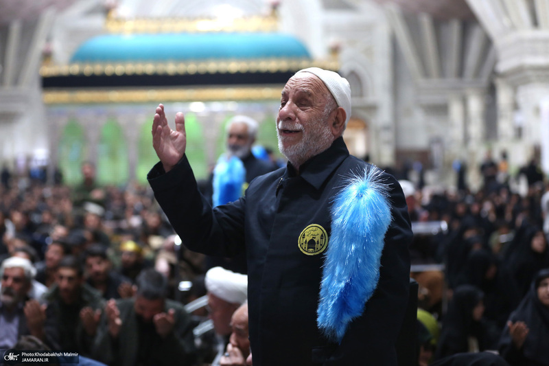 مراسم عزاداری شب شهادت حضرت زهرا(س) در حرم امام خمینی(ره) برگزار شد