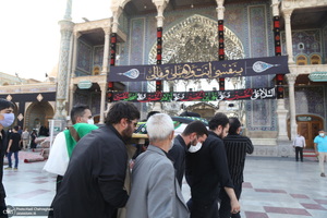 مراسم تشییع حجت الاسلام و المسلمین سید محمد جواد حسینی کاشانی(ره)