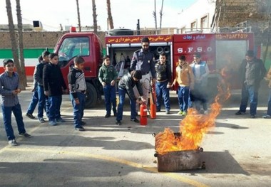 دانش آموزان البرزی آموزش ایمنی می بینند