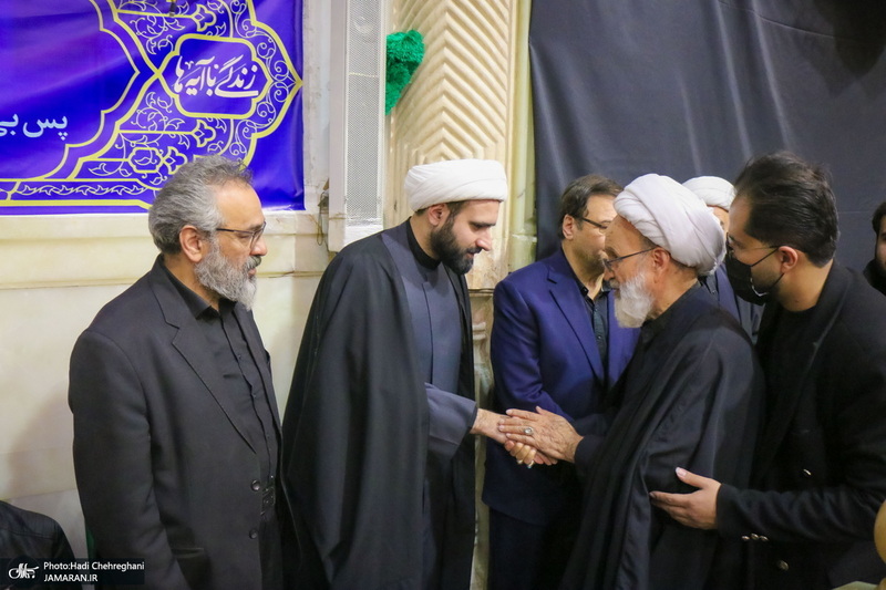 مراسم بزرگداشت شهید علی لاریجانی در حرم حضرت معصومه (س)