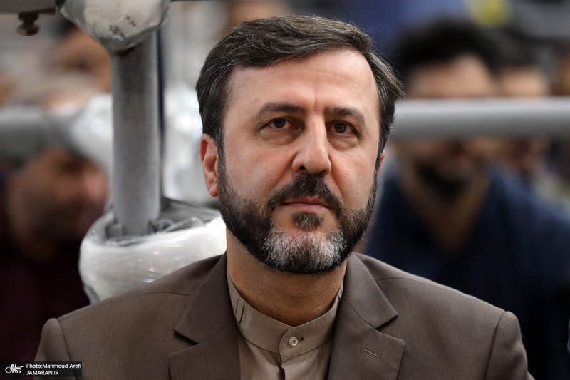 حضور شخصیت‌های سیاسی و مسئولان کشوری و لشکری در مراسم سالگرد ارتحال حضرت امام خمینی (س) -1 - کاظم غریب آبادی